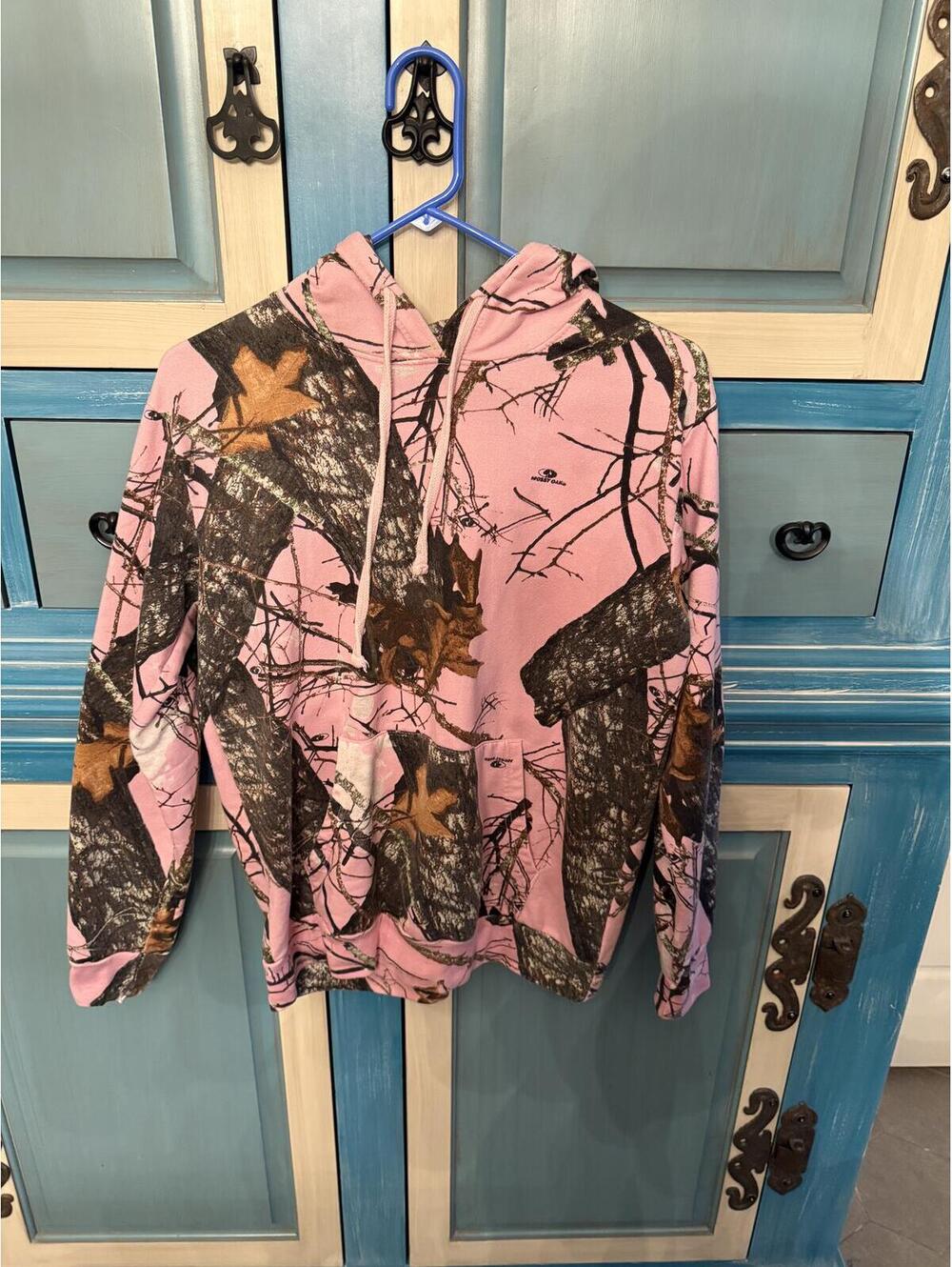 Mossy Oak Pink Camo Hoodie Medium 8-10